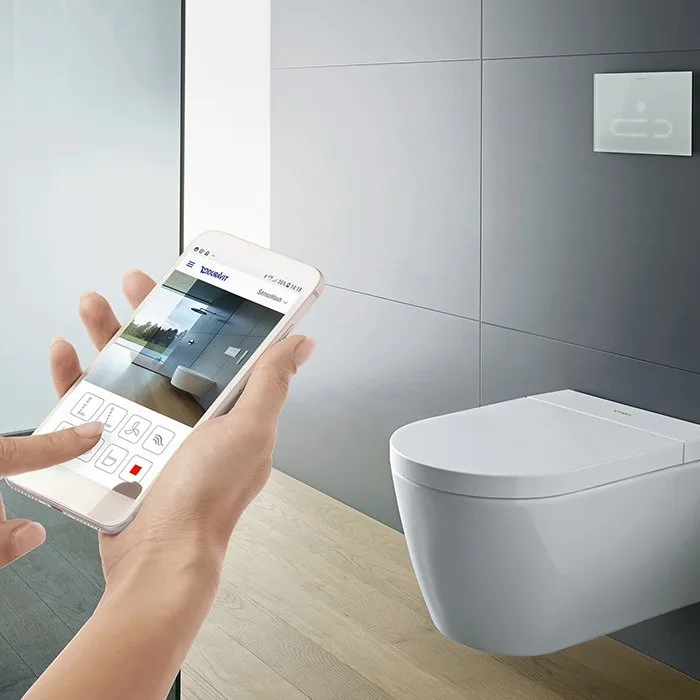 Крышка-сиденье Duravit SensoWash 612001012000310 c функцией биде Sancos — официальный сайт