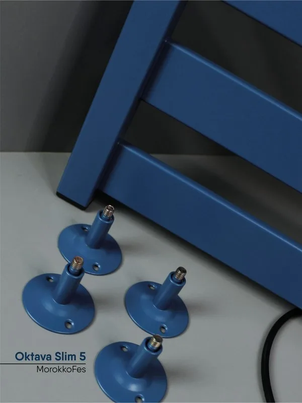 Полотенцесушитель электрический Indigo Oktava Slim 5 LСLOKS5E80-50MFRt синий Sancos — официальный сайт