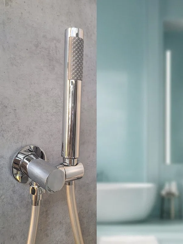 Душевой комплект AltroBagno Unione 040106 Cr, С ВНУТРЕННЕЙ ЧАСТЬЮ, хром Sancos — официальный сайт