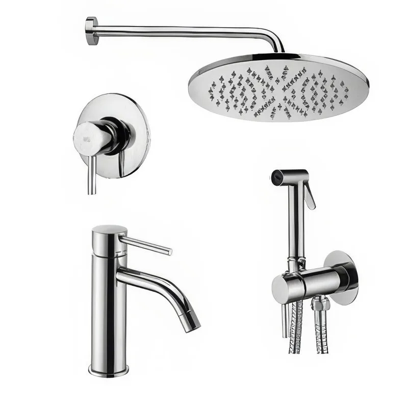 Комплект для ванной Paffoni Light KITZLIG011CR071 С ВНУТРЕННЕЙ ЧАСТЬЮ, хром Sancos — официальный сайт