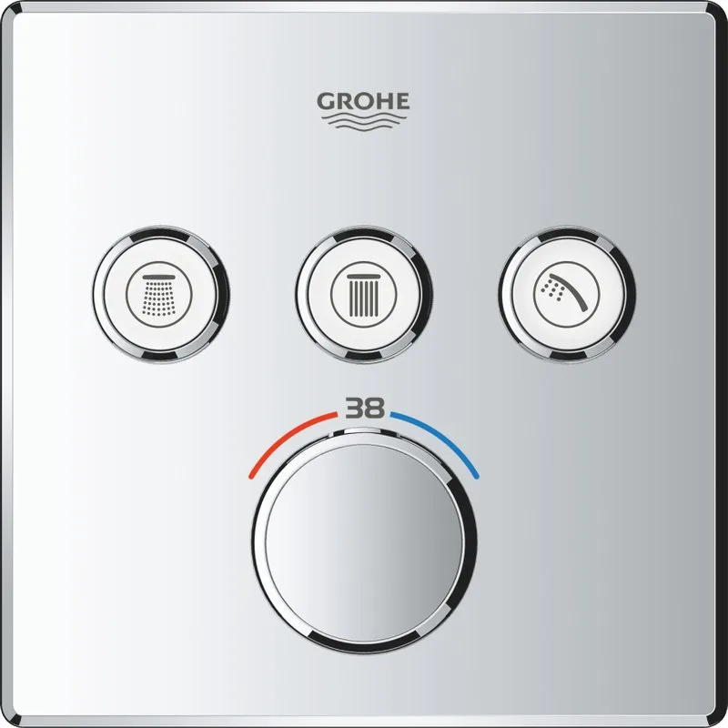 Душевой комплект Grohe Grohtherm SmartControl 34706000, С ВНУТРЕННЕЙ ЧАСТЬЮ Sancos — официальный сайт