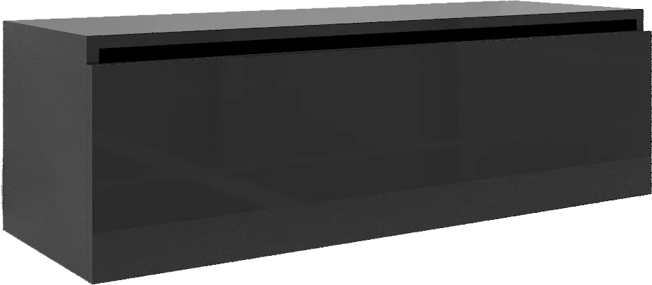 Тумба Armadi Art Flat Valessi Uno-S 120 антрацит глянец Sancos — официальный сайт