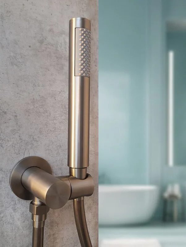 Душевой комплект AltroBagno Unione 040108 GrMt, С ВНУТРЕННЕЙ ЧАСТЬЮ, оружейная сталь Sancos — официальный сайт