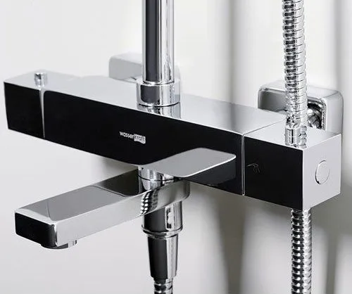 Душевая стойка Wasserkraft Exter A19901Thermo Sancos — официальный сайт