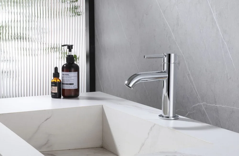 Смеситель для раковины Abber Wasser Kreis AF8110, хром Sancos — официальный сайт