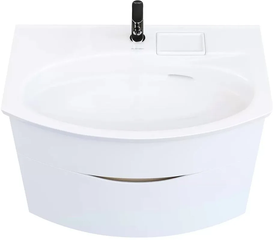 Тумба под раковину без столешницы KERAMA MARAZZI Riva 80 подвесная, белая матовая Sancos — официальный сайт