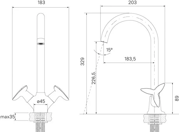 Смеситель для кухни IDDIS Copter COPSBJ0i05 Sancos — официальный сайт