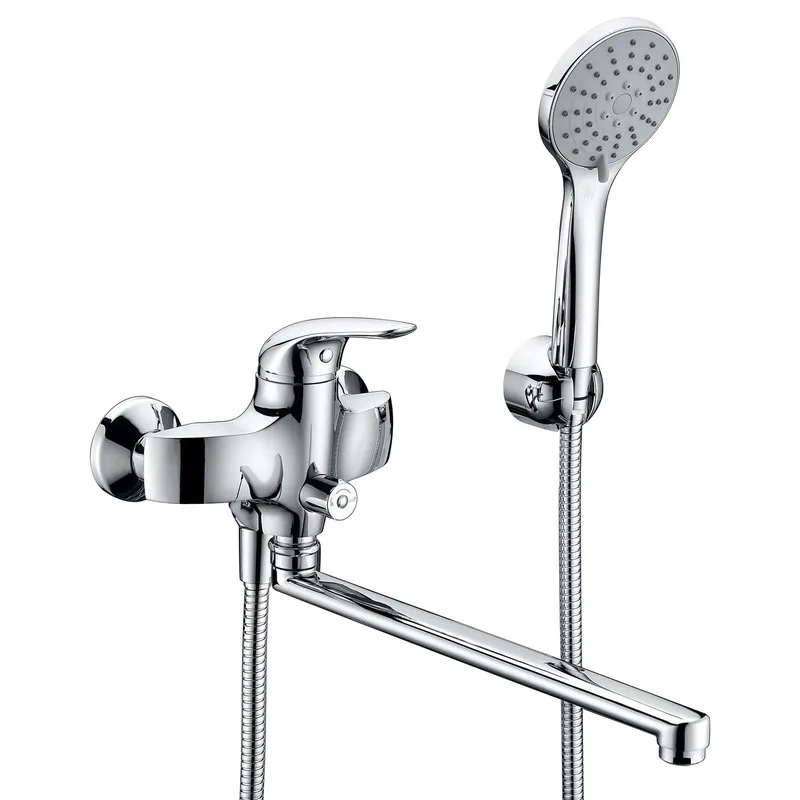 Смеситель с длинным изливом для ванны Wasserkraft Rossel 2802L Sancos — официальный сайт
