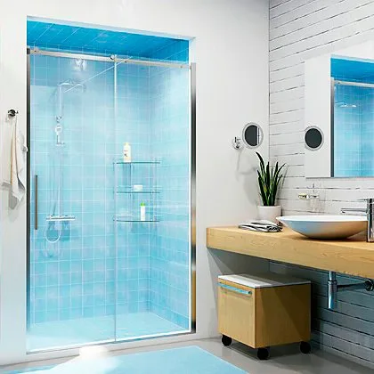 Душевая дверь в нишу Wasserkraft Dinkel 58R30 130 см Sancos — Оригинал