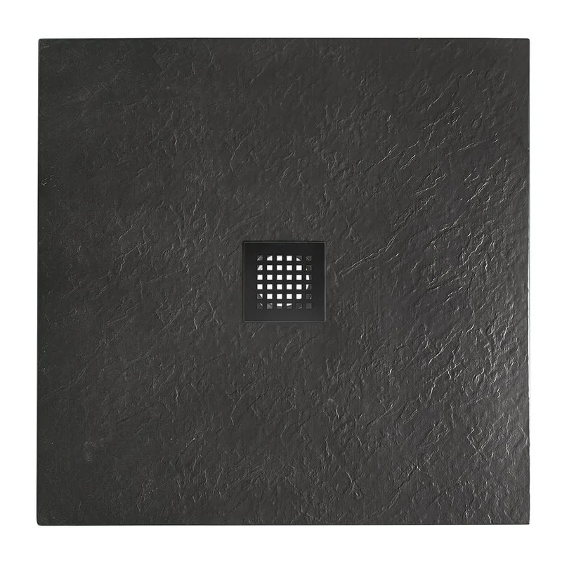Поддон для душа BelBagno Uno TRAY-MR-UNO-A-90-35-NERO-NO 90х90, черный матовый, с сифоном Sancos — официальный сайт