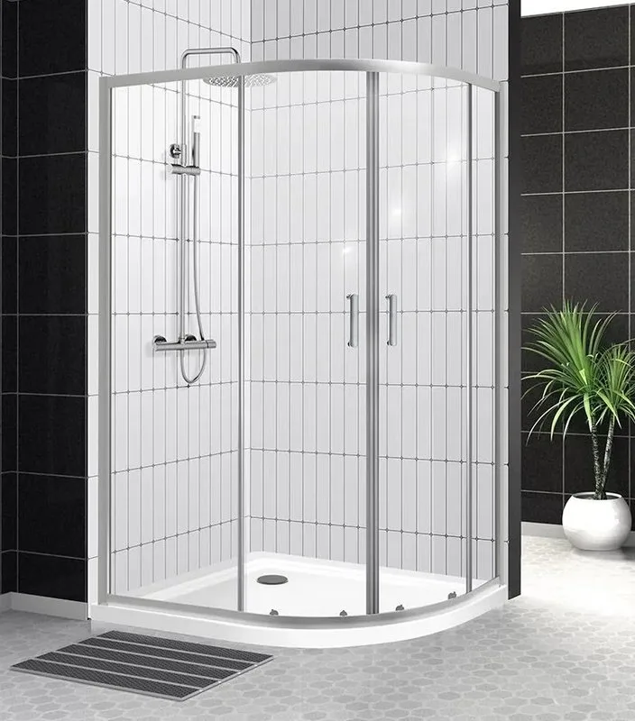 Душевой уголок BelBagno Uno -195 RH 2 100/80 C Cr стекло прозрачное Sancos — официальный сайт