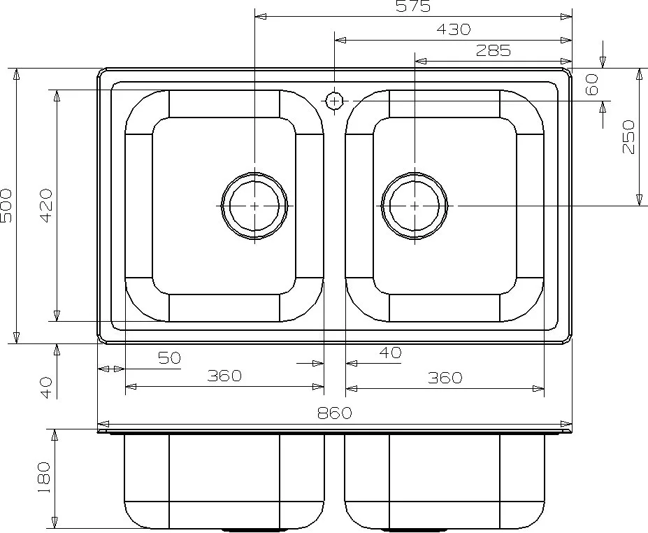 Мойка кухонная Reginox Diplomat 20 LUX KGOKG (box) Sancos — официальный сайт