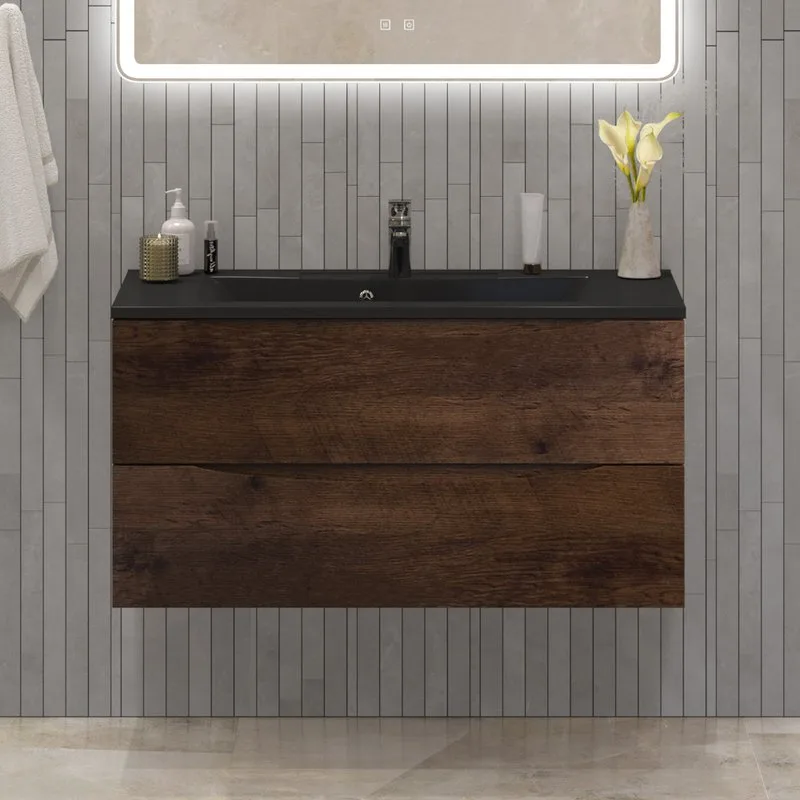 Тумба под раковину без столешницы BelBagno Marino 100 rovere moro Sancos — официальный сайт