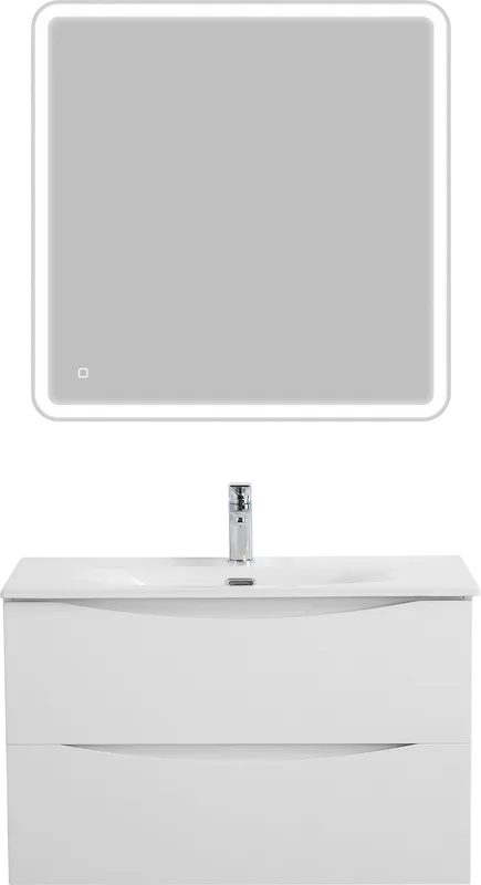 Тумба под раковину без столешницы BelBagno Marino-cer-mini 80 подвесная, bianco lucido Sancos — официальный сайт