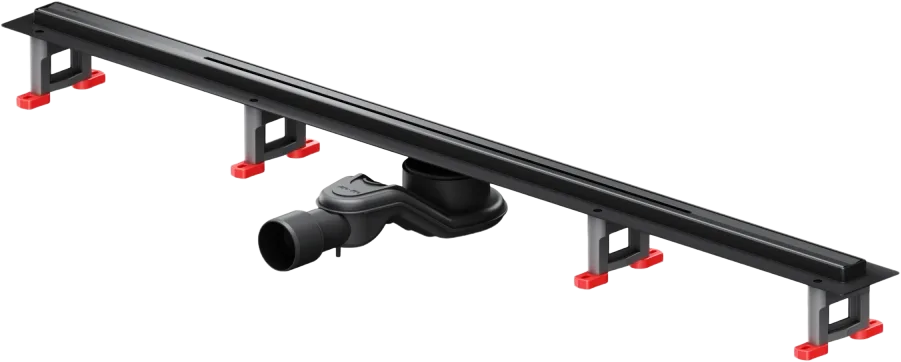 Душевой трап (лоток) AM.PM MasterFlow Slim line 100 см, черный матовый Sancos — официальный сайт