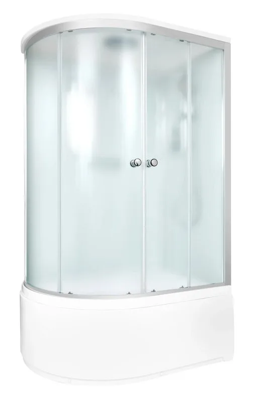 Душевая кабина DTO D120SR (120х80х220), высокий поддон (50 см), профиль хром, стекло матовое (4 мм), Sancos — официальный сайт
