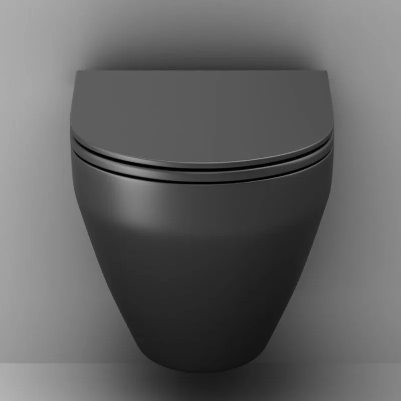 Унитаз подвесной AM.PM Spirit V2.0 FlashClean матовый черный Sancos — официальный сайт