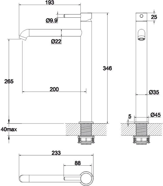 Смеситель для раковины WHITECROSS Y Y1213BL черный матовый Sancos — официальный сайт