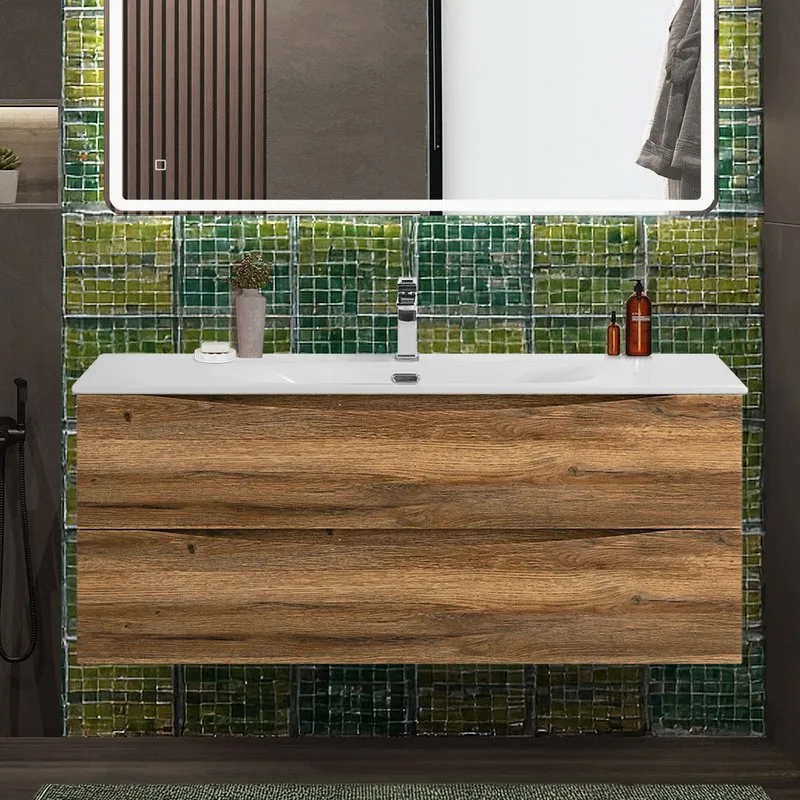 Тумба под раковину без столешницы BelBagno Marino-cer-n 120 подвесная, rovere rustico Sancos — официальный сайт