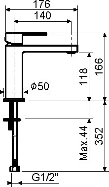 Смеситель для раковины Plumberia Selection Tag TG0053NO матовый черный Sancos — официальный сайт