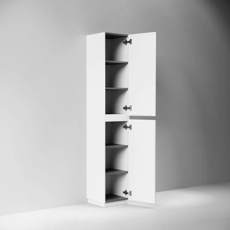 Шкаф-пенал для ванной напольный Sancos Folk Floor 350х350х1880 мм, Bianco (белый) Sancos — официальный сайт