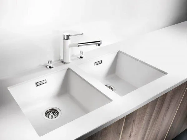 Мойка кухонная Blanco Subline 400-U белая Sancos — официальный сайт