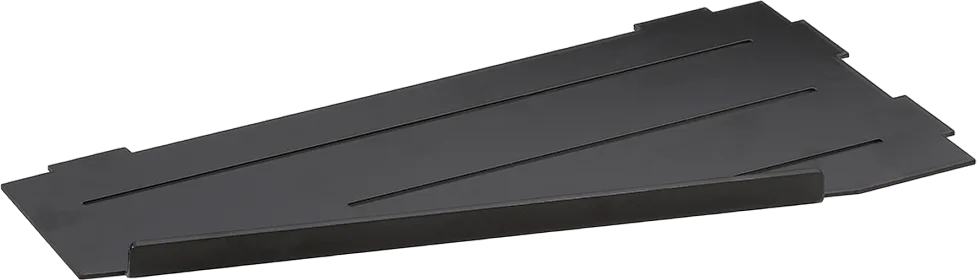 Полка Bemeta Cytro 101302410 угловая, с ограничителем, черная Sancos — официальный сайт
