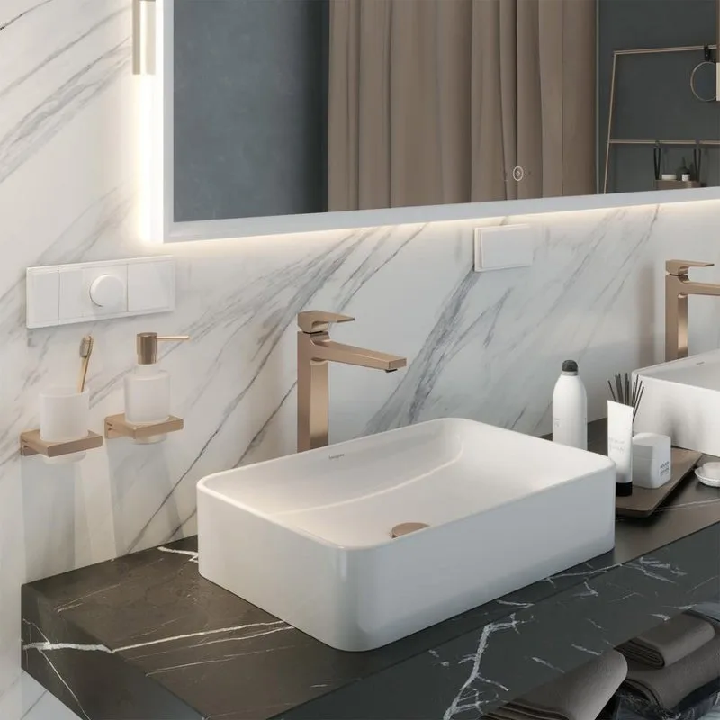 Раковина Hansgrohe Xuniva Q 60168450 Sancos — официальный сайт