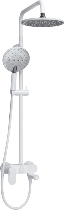 Душевая стойка Wasserkraft Mindel 8500 A185.067.059.WM, белая Sancos — официальный сайт