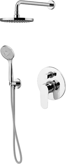Душевой комплект Gattoni H2OMIX 7000 KTH715/PDC0, С ВНУТРЕННЕЙ ЧАСТЬЮ, хром Sancos — официальный сайт