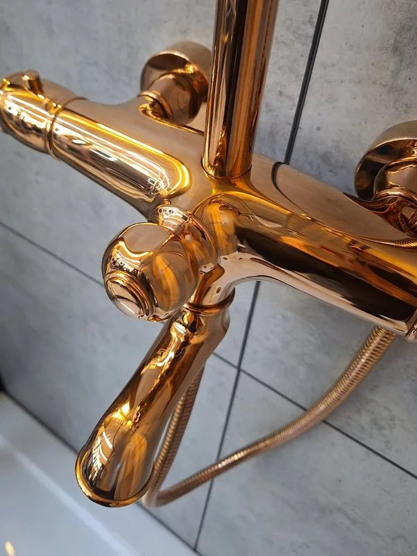 Душевая стойка AltroBagno Beatrice 030403 R Or, розовое золото Sancos — официальный сайт
