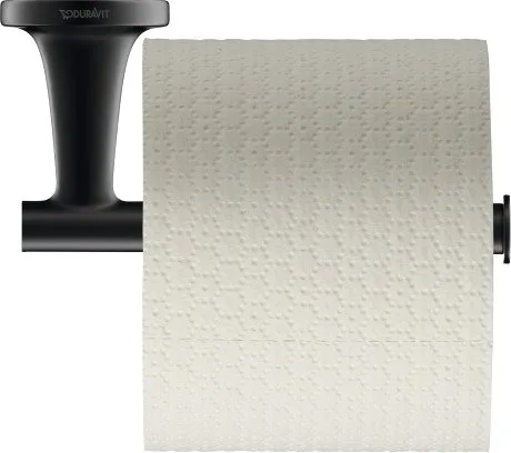 Держатель туалетной бумаги Duravit Starck T 0099374600 черный Sancos — официальный сайт