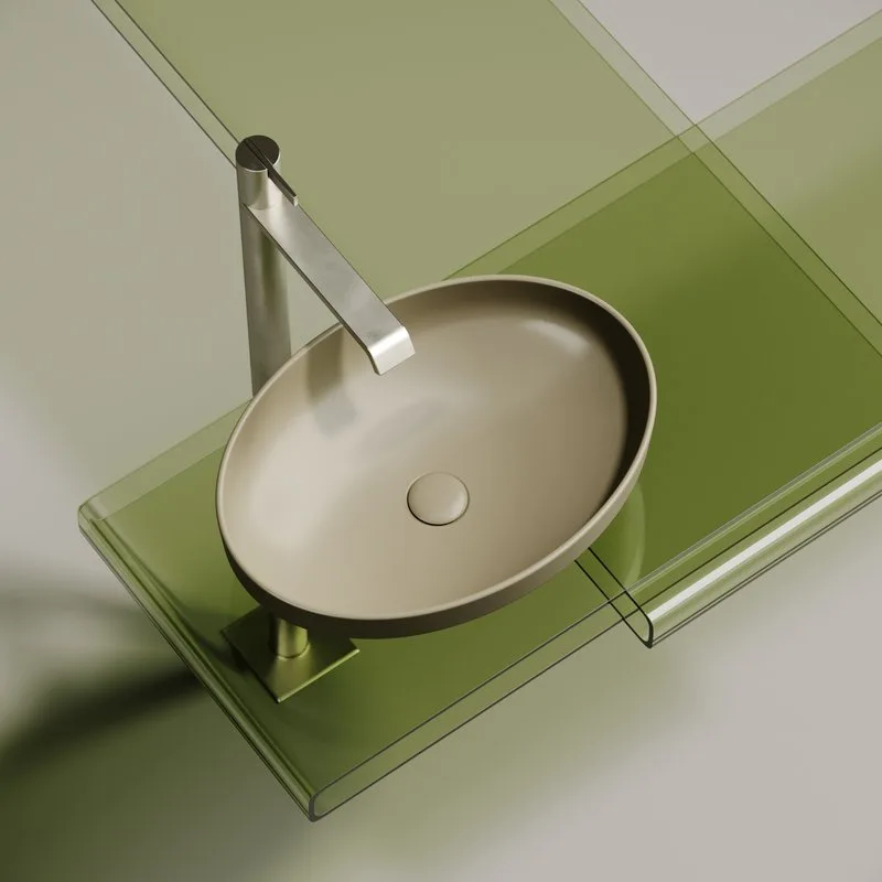 Накладная раковина Ceramicanova Element CN6056MC капучино матовая Sancos — официальный сайт