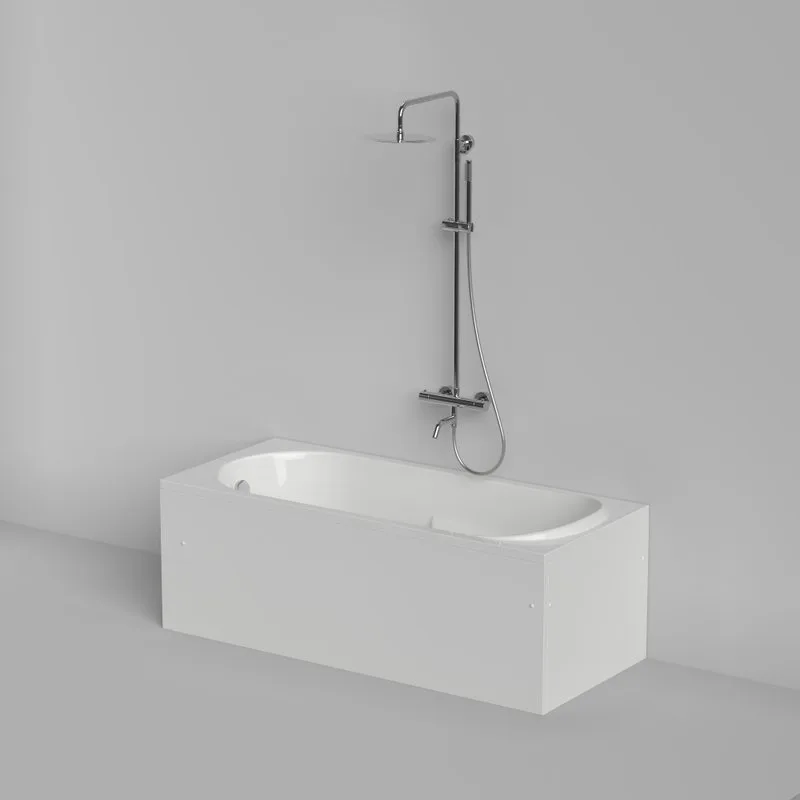 Акриловая ванна Berges Lumbo 050006 170x75 см, пристенная, белая, с каркасом Sancos — официальный сайт