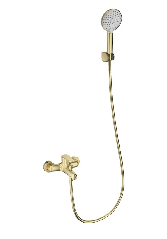 Смеситель для ванны с душем Wonzon & Woghand WW-AE3204-BG, брашированное золото Sancos — официальный сайт