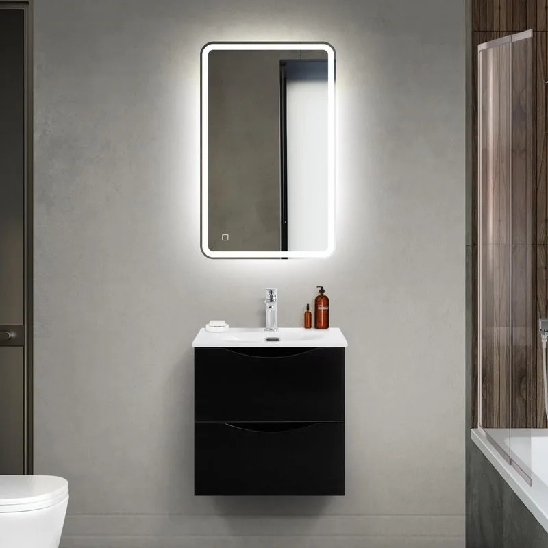 Тумба под раковину без столешницы BelBagno Marino-cer-mini 50 подвесная, nero lucido Sancos — официальный сайт
