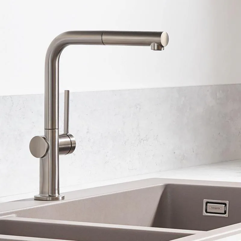 Смеситель для кухни Hansgrohe Talis M54 72808800 сталь Sancos — официальный сайт