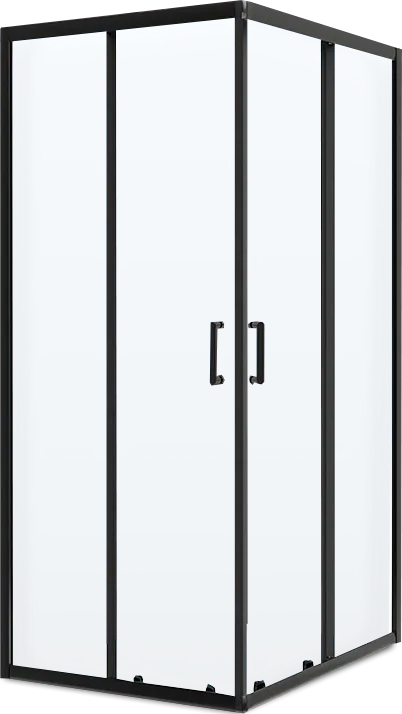Душевой уголок BelBagno Uno -195 A 2 90 C Nero профиль черный, стекло прозрачное Sancos — официальный сайт