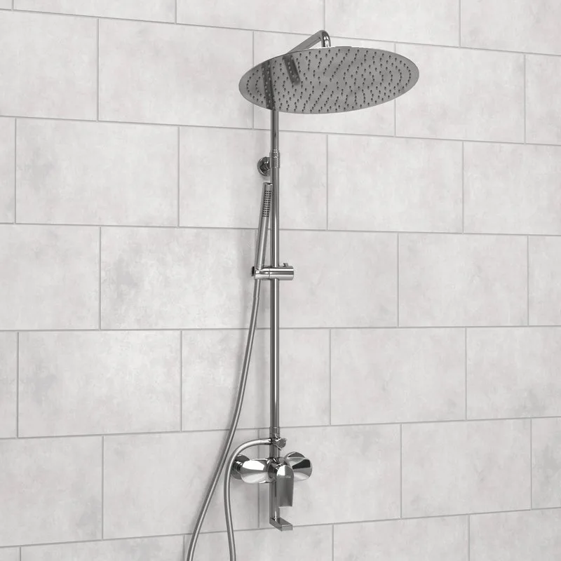 Душевая стойка Wasserkraft Aller A166.117.137.087.CH, хром Sancos — официальный сайт