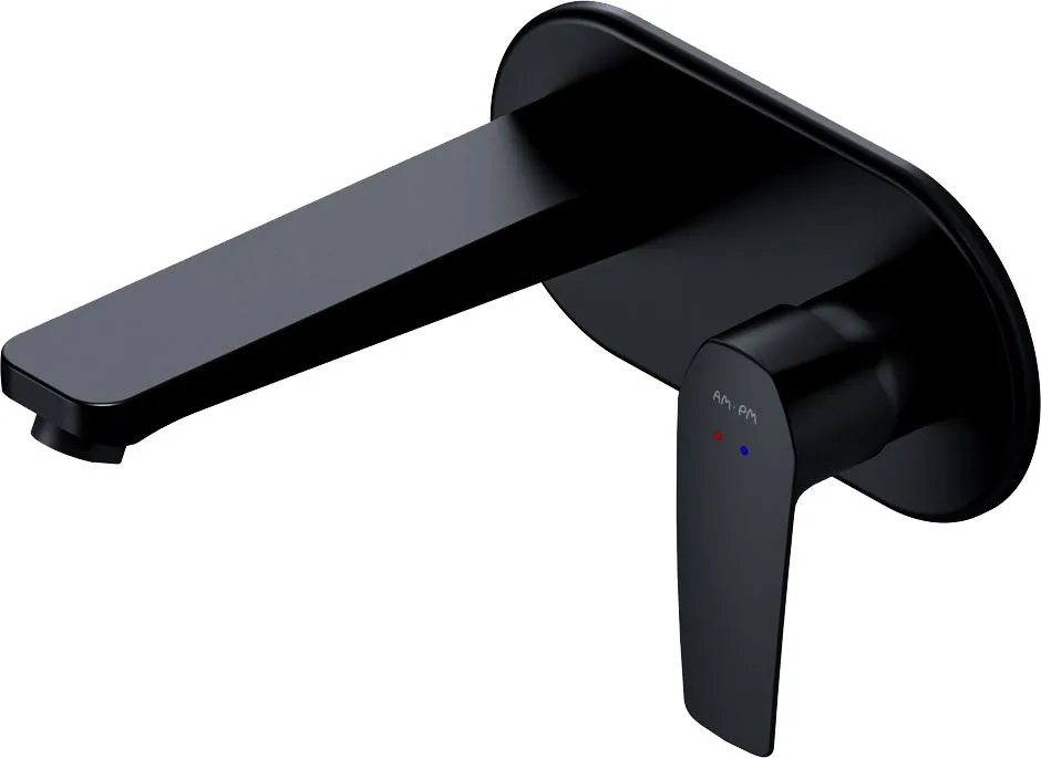 Смеситель для раковины AM.PM Gem F90A72222 С ВНУТРЕННЕЙ ЧАСТЬЮ, черный Sancos — официальный сайт
