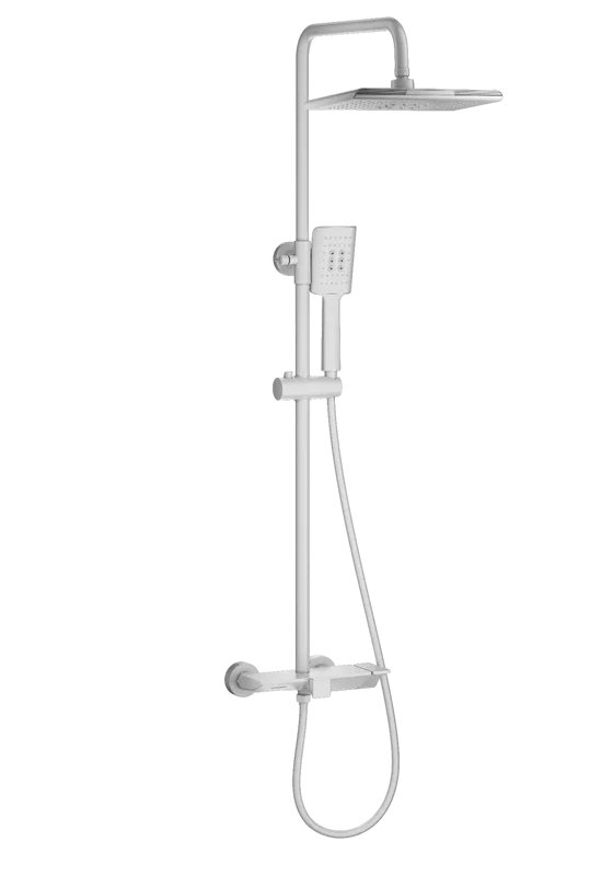 Душевая стойка Wonzon & Woghand WW-AE33110-MW, матовая белая Sancos — официальный сайт