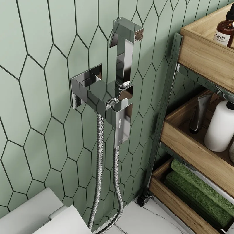 Гигиенический душ Wasserkraft A71138 со смесителем, С ВНУТРЕННЕЙ ЧАСТЬЮ, хром Sancos — официальный сайт