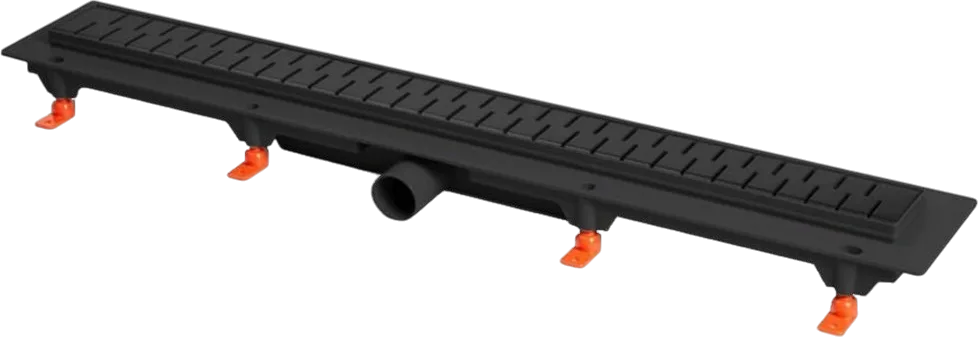 Душевой трап (лоток) MCH Chudej Medium CH950MC 95 см, матовый черный Sancos — официальный сайт