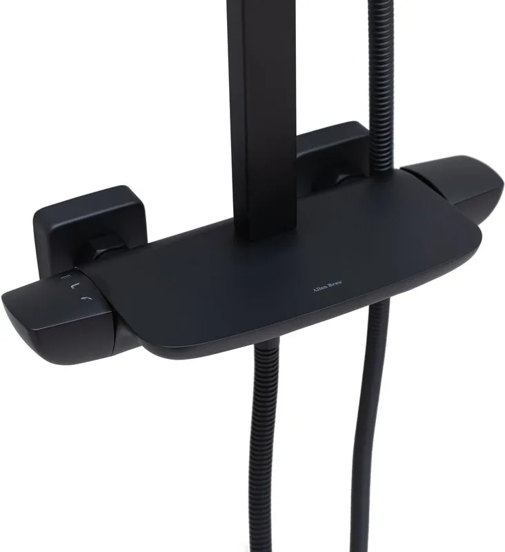 Душевая стойка Allen Brau Infinity 5.21030-31, черная Sancos — официальный сайт