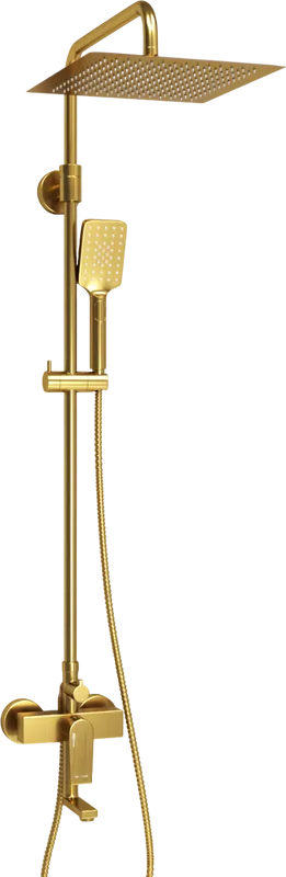 Душевая стойка Wasserkraft Aisch A155.260.201.BG, золото Sancos — официальный сайт