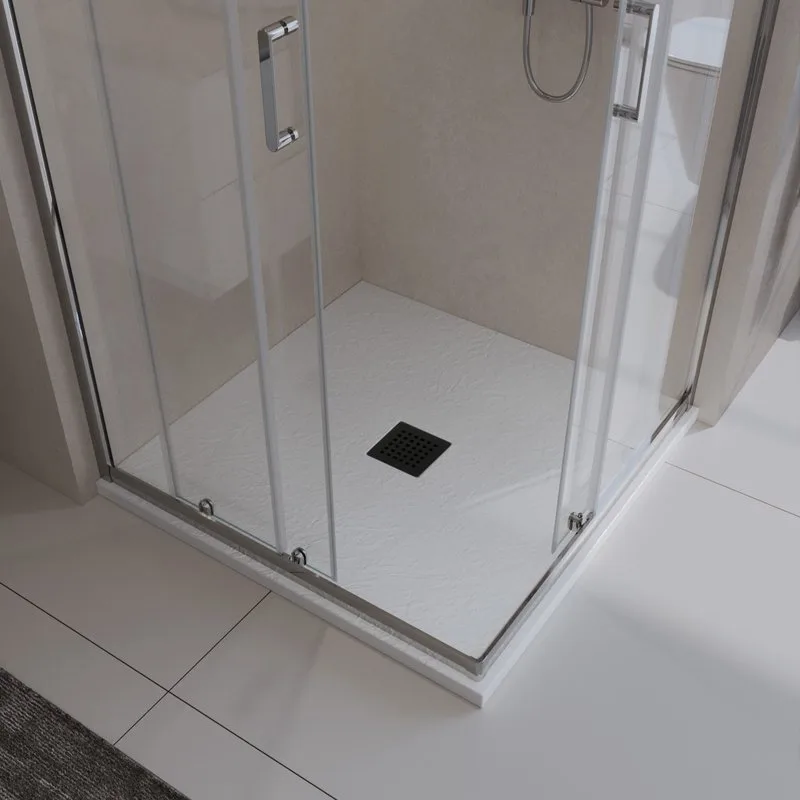 Поддон для душа BelBagno Uno TRAY-MR-UNO-A-90-35-W-NO 90х90, белый, с сифоном Sancos — официальный сайт