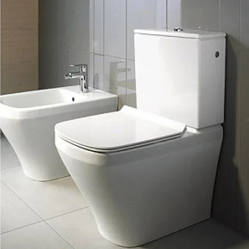 Унитаз-компакт напольный Duravit DuraStyle 215509 сиденье 0063790000 с микролифтом Sancos — официальный сайт