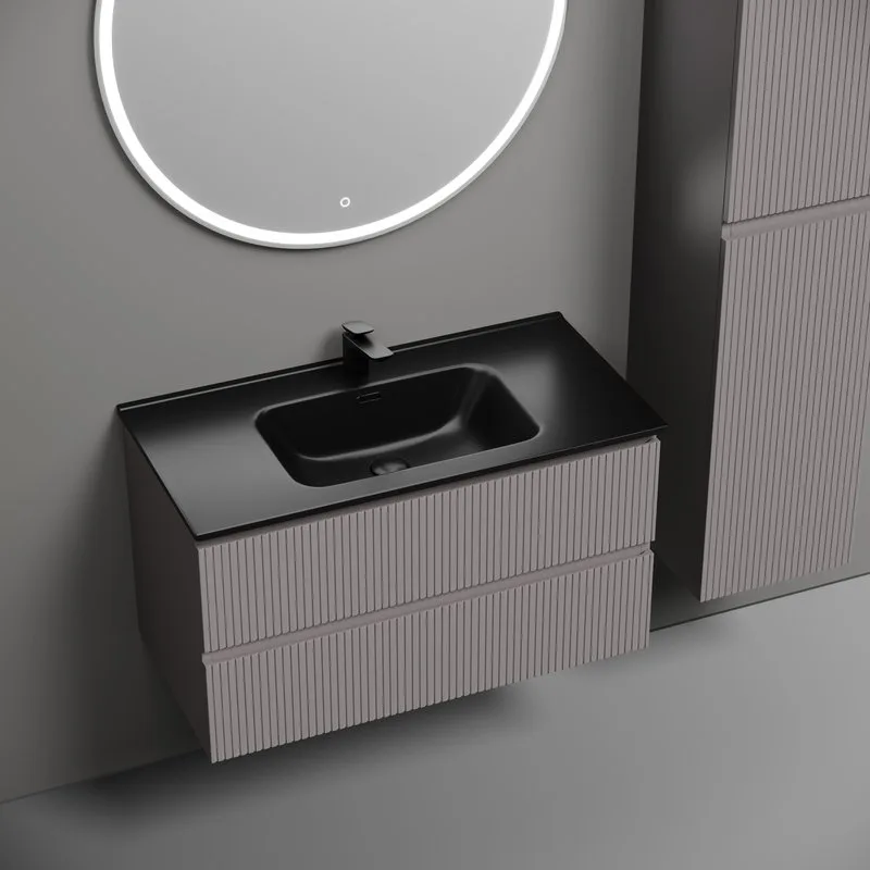 Тумба с раковиной Sancos Snob T 90 doha soft, раковина CN7002MB Sancos — официальный сайт