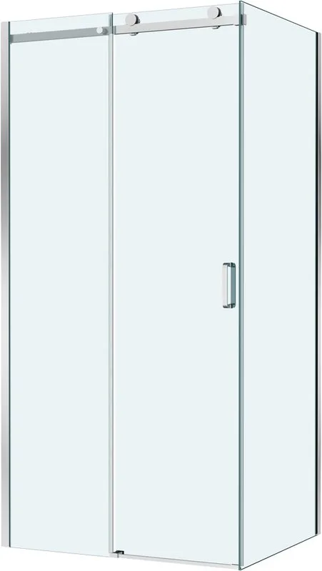 Душевой уголок BelBagno Soft Close-2 AH-1-110/100-C-Cr профиль хром Sancos — официальный сайт