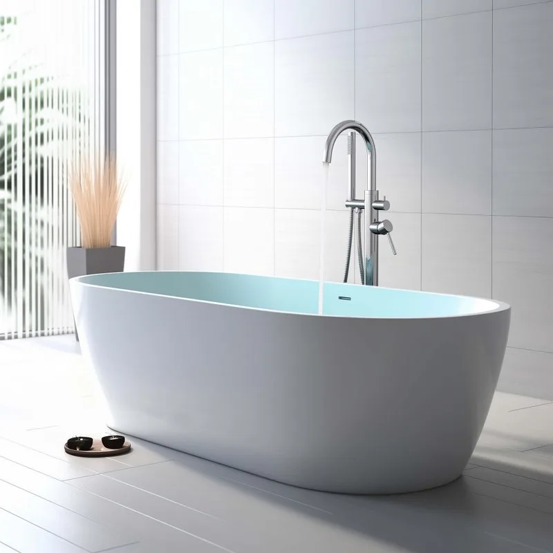 Напольный смеситель для ванны с душем AQUATEK Европа AQ1345CR, хром Sancos — официальный сайт